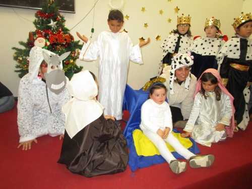 Natal na escola de Santa Luzia